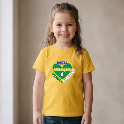 Camiseta Algodão fio 30.1 - Estampa em DTF Meu cor