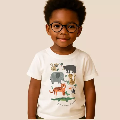 Camiseta Algodão fio 30.1 - Estampa em DTF Juntos